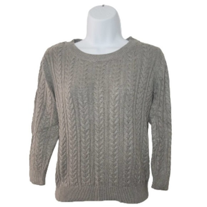 H&M Cable‎ Knit Gray Sweater XS